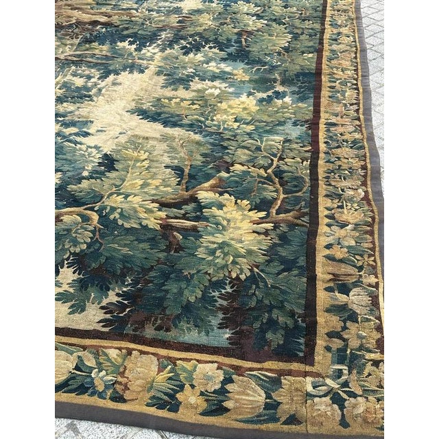 Large French Aubusson Tapestry, 1700s For Sale - Image 16 of 18