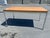Attributed Steelcase Minimalist Vintage Mid Century Modern Metal Retro Tanker Utility Table For Sale - Image 9 of 12