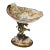 Late 19th Century Ludwig Politzer Gilt Silver & Viennese Enamel Compote With Figural Griffon & Tortoise For Sale