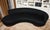 Vladimir Kagan Vladimir Kagan for Directional Serpentine Cloud Sofa in Black Cashmere, 1970s For Sale - Image 4 of 10