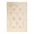 Mogul, One-of-a-Kind Hand-Knotted Area Rug - Ivory, 4' 2" x 6' 0" For Sale