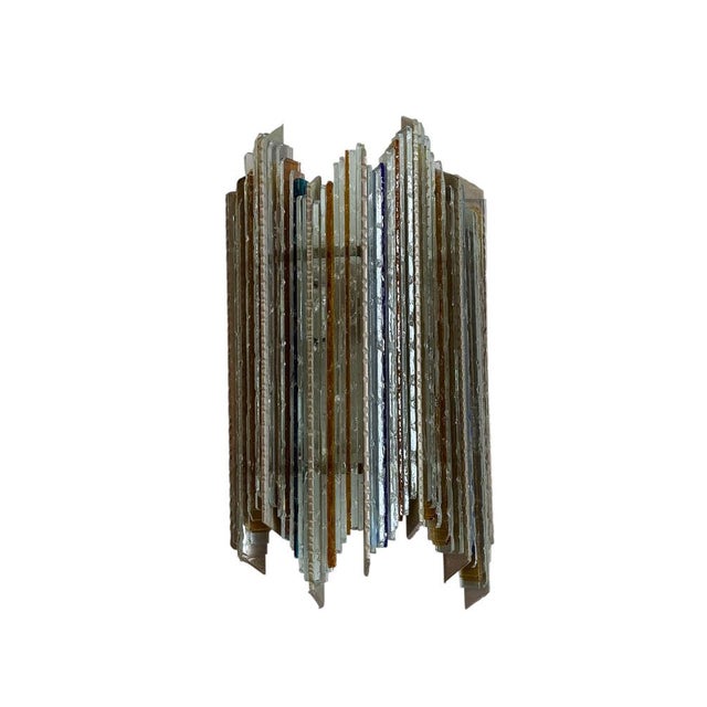 Gray Large Wall Lamp by Albano Poli for Poliarte, 1960s For Sale - Image 8 of 8