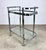 Mid-Century Modern 1970’s Polished Chrome & Glass Milo Baughman Two-Tier Tea / Bar Cart For Sale - Image 3 of 12