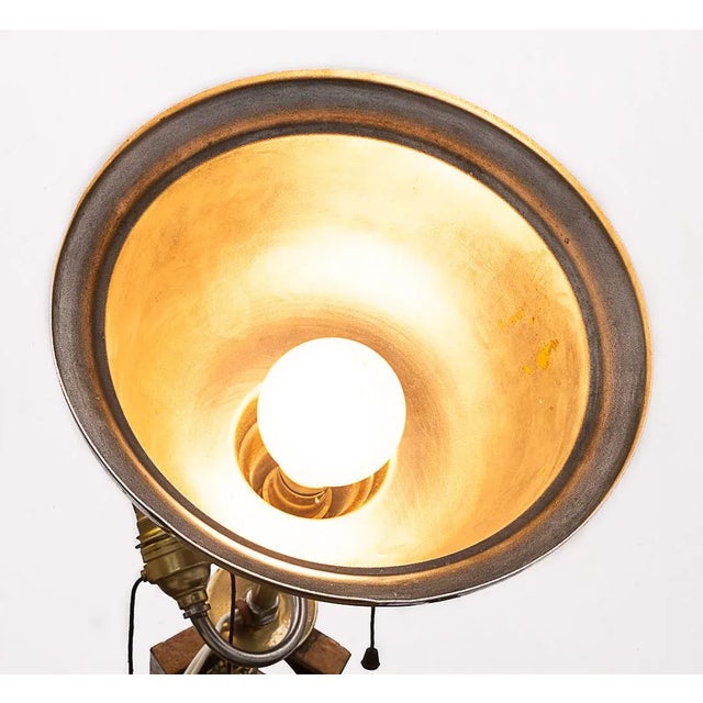 Art Deco Lamp by Raymond Subes, 1950s For Sale - Image 4 of 11