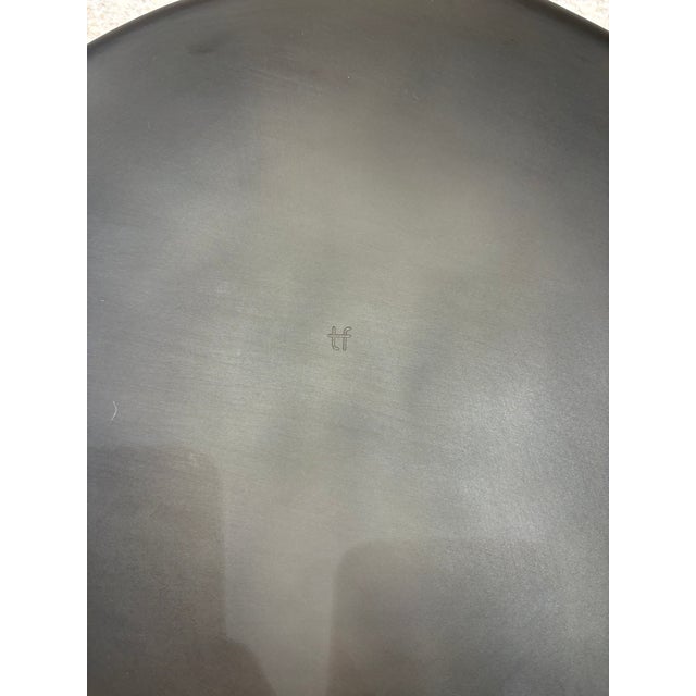 Gray Tina Frey, Purist Large 18" Tray Platter, Food Safe Resin in Gray For Sale - Image 8 of 8