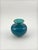 Glass Azure Blue and Turquoise Ming Bottle Vase from Mdina, 1970s For Sale - Image 3 of 10
