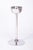 Silver Bauhaus Pedestal in Metal, Czech, 1970s For Sale - Image 8 of 8