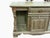 Hollywood Regency Early 20th Century Green Distressed Console Table . For Sale - Image 3 of 4