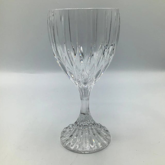 Hollywood Regency Mikasa Park Lane Water Goblets-Set of 4 For Sale - Image 3 of 12