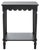 Black Heaven Scalloped Accent Table in Matte Black For Sale - Image 8 of 8