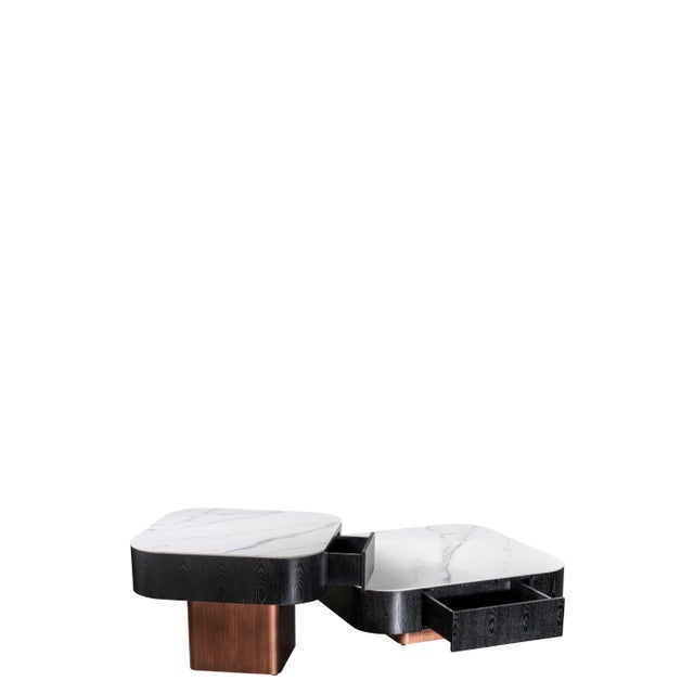Contemporary Styles Coffee Table Set, Set of 2 For Sale - Image 3 of 3