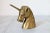 Brass Vintage Brass Unicorn Paper Weight For Sale - Image 8 of 8