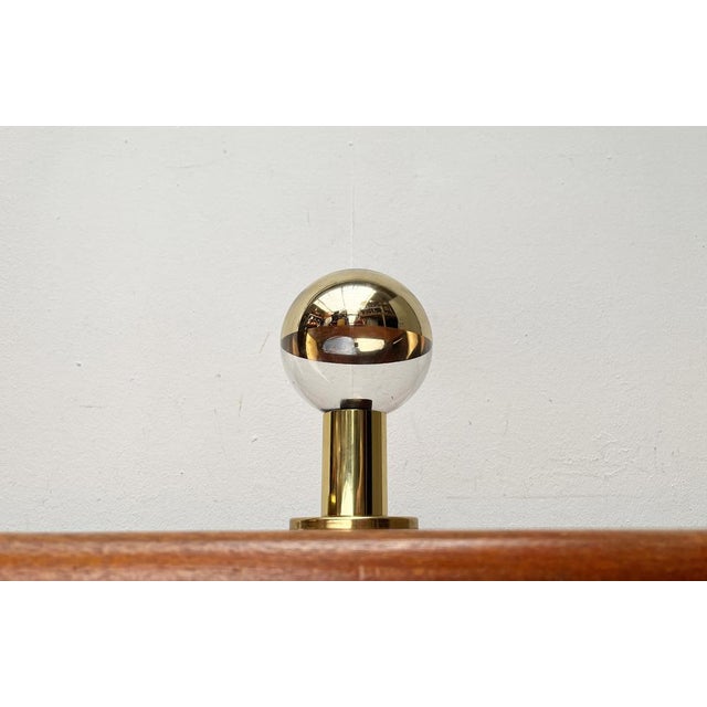 Motoko Ishii Vintage German Space Age Brass Ceiling Lamp by Motoko Ishii for Staff, 1970s For Sale - Image 4 of 18