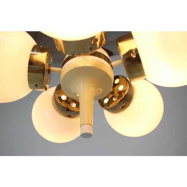 1970s Space Age Sputnik Light from Elektroinstala Decin, 1970s For Sale - Image 5 of 15