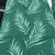 Vintage 1970s Pinch Pleat Green Palm Fronds Curtains, 4 Panels With Pompom Tie Backs For Sale - Image 4 of 5