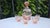 Pink Art Deco Rosaline Glass Decanter and Glasses, 1930s, Set of 7 For Sale - Image 8 of 8