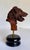 Vintage Hand-Painted Dog Terrier Bust on Stand by Arte Romera, Made in Spain For Sale - Image 4 of 11