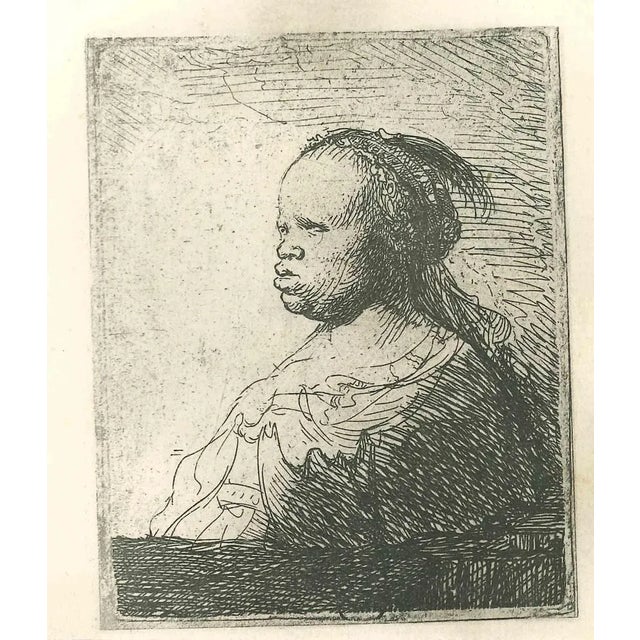 The White Arab is an engraving on ivory-colored paper realized by Charles Amand Durand after an etching by Rembrandt dated...