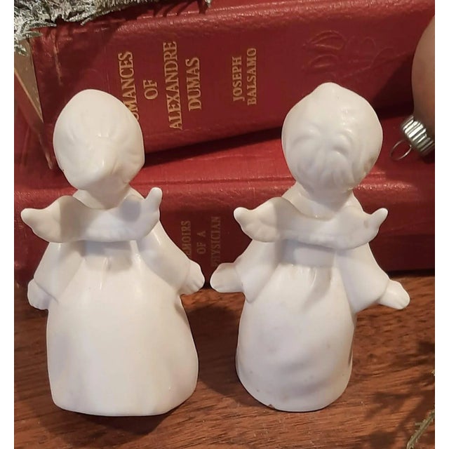 Vintage Porcelain Kissing Angel Figurines For Sale In Fayetteville, AR - Image 6 of 8