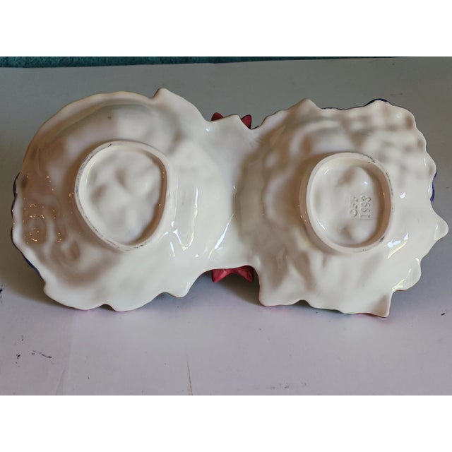 Fitz and Floyd Vintage "Thanksgiving Banquet" by Fitz and Floyd 1993-98 Relish Dish For Sale - Image 4 of 7
