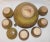 Vintage McMillin Chartreuse Studio Pottery Tea Set Hand Made Hand Thrown Pottery- 8 Pieces For Sale - Image 10 of 13