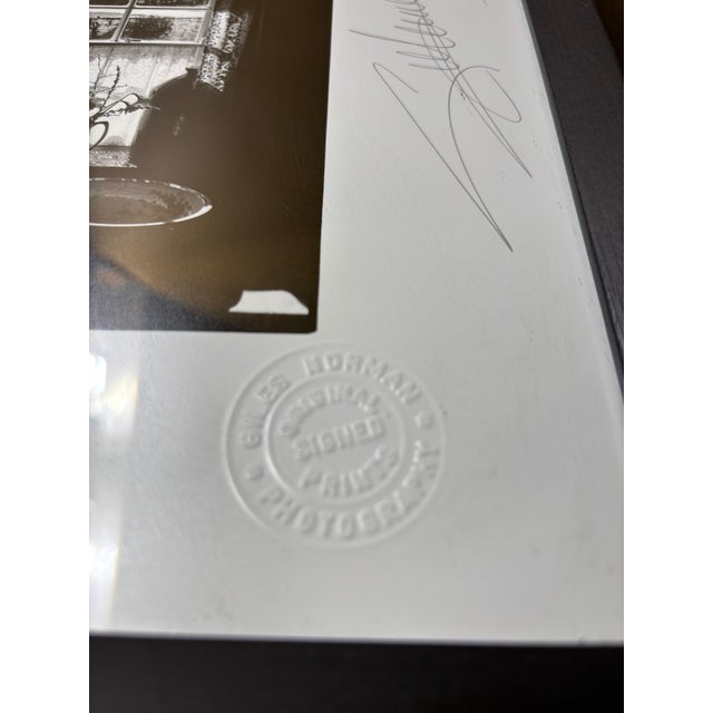 Wood Signed Giles Norman Black & White Photograph “Window, 1992” – Framed For Sale - Image 7 of 9
