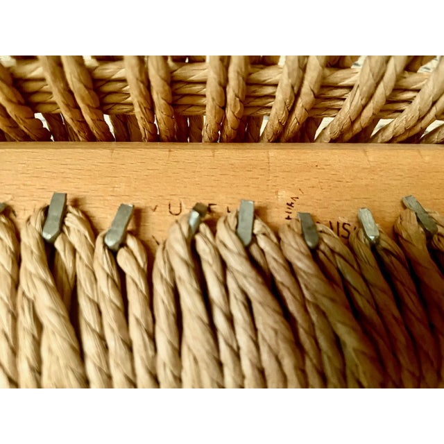 Danish Teak Model 71 Side or Dining Chair with Hand-Woven Paper Cord Seat by Niels O. Møller for J.l. Møllers, 1951 For Sale - Image 10 of 12
