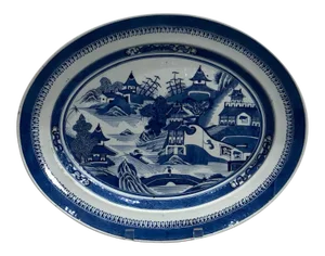 Mid 19th Century Chinese Export Canton Platter