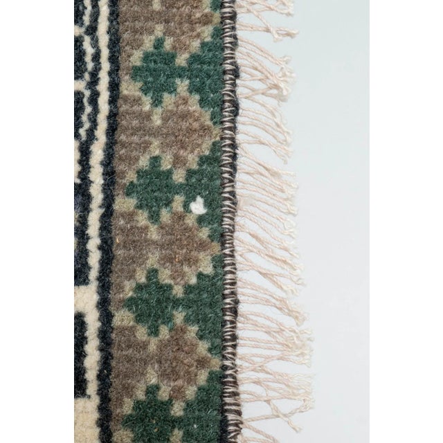 Textile Distressed Turkish Oushak Runner 2'7" X 12'8" For Sale - Image 7 of 11