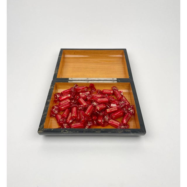 Goatskin Box by Tommaso Barbi, Italy, 1970s For Sale - Image 9 of 14