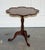 Antique Style Tilt Top Wine Side Table with Piecrust Top For Sale - Image 3 of 16