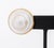 Pair of Modern Mabe Blister Pearl and 14K Yellow Gold Earrings, designed as round shaped earrings, featuring two bezel set...