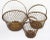 Vintage Solid Brass Woven Wire Nesting Baskets - Set of 3 For Sale - Image 9 of 9