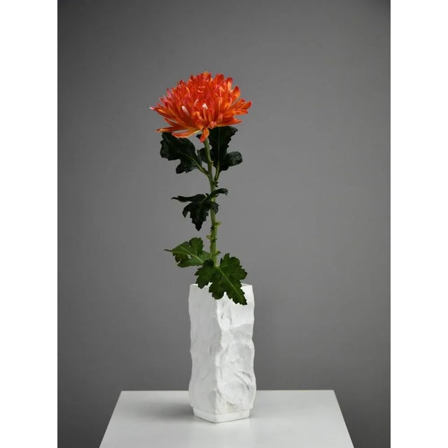 Matt White Porcelain Vase by Seltmann & Weiden, 1960s For Sale - Image 6 of 12