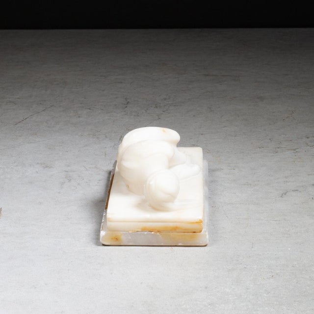 19th C./Early 20th C. Italian Alabaster and Marble Saint Cecilia Catacombs Souvenier For Sale - Image 4 of 7