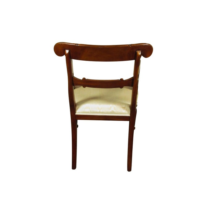 Set of Six (6) Regency Style Dining Chairs For Sale In Boston - Image 6 of 14