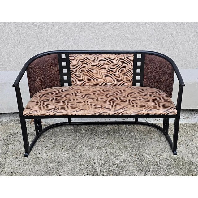 Art Nouveau Beech Bentwood Sofa in style of Josef Hoffmann, 1920s For Sale - Image 6 of 11