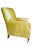 Vintage Cr Laine Olive Green Leather Lounge Chair & Ottoman | George Smith Style For Sale - Image 9 of 18