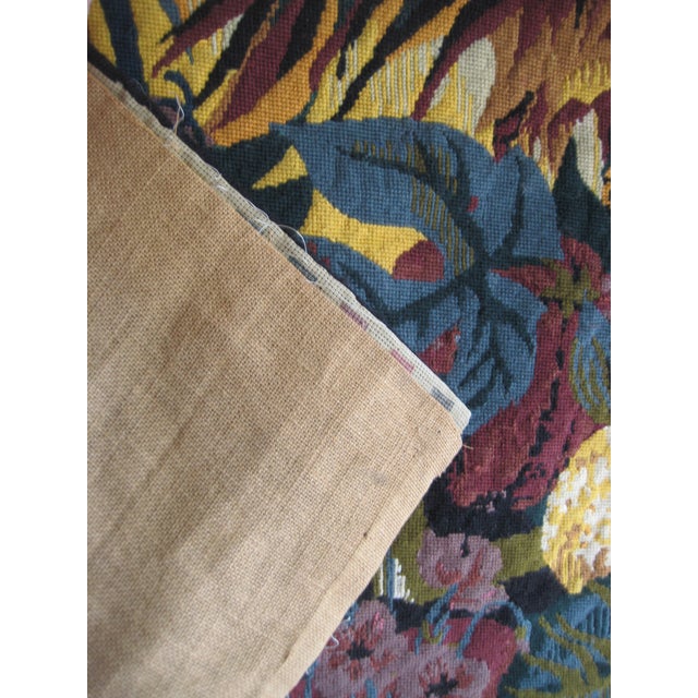 1960s French Mid Century Modern Herve Lelong Aubusson Tapestry For Sale - Image 9 of 9