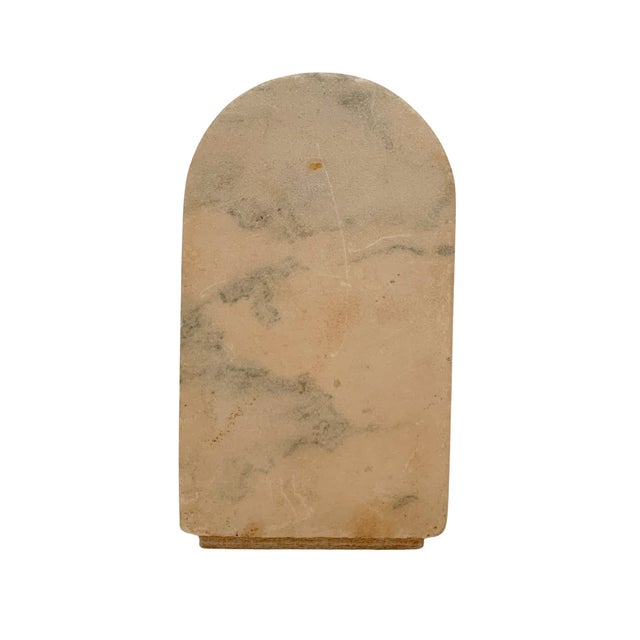 Charcoal Vintage Cast Metal Bison Bookend With Marble Base, Bronze Finish For Sale - Image 8 of 8