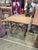 Mid-Century Modern Antique Square Coffee Table For Sale - Image 3 of 4