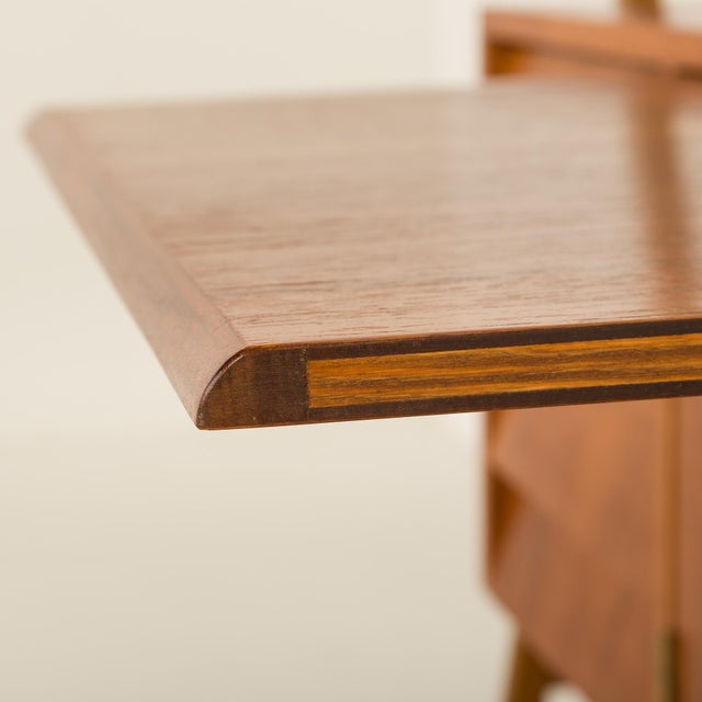 Mid-Century Modern Scandinavian Bookcase with Desk, Sweden, 1960s For Sale - Image 17 of 18