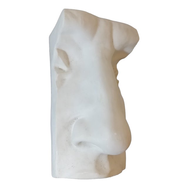 Plaster Nose with Wall Shelf, Italy, 1990s For Sale