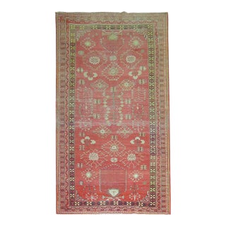 Antique Zabihi Collection East Turkestan Khotan Rug - 6'4" x 12'11" For Sale