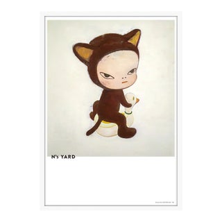Yoshitomo Nara, Harmless Kitty, 2021 - White Frame For Sale