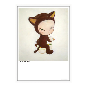 Yoshitomo Nara, Harmless Kitty, 2021 - White Frame