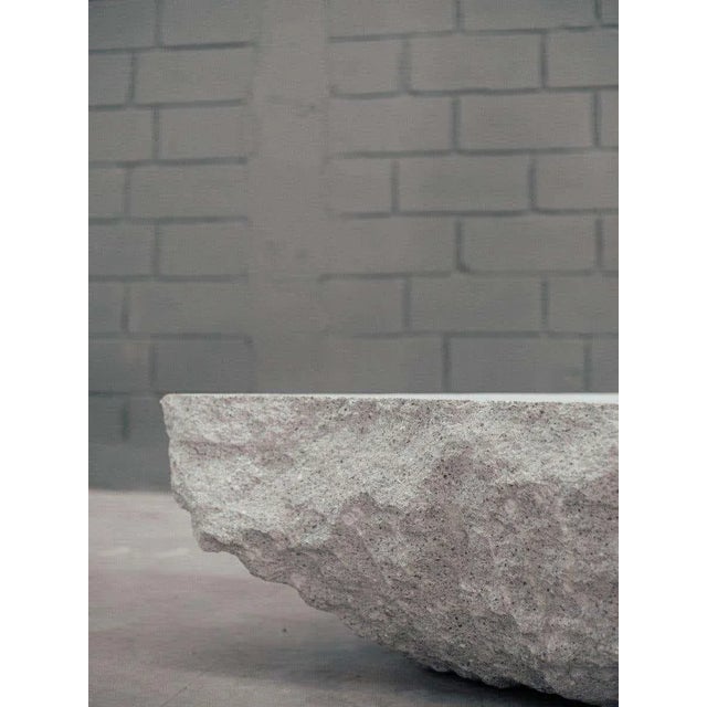 Grey Quarry Stone Object From Prometheo Fire Table by Andres Monnier For Sale - Image 10 of 12