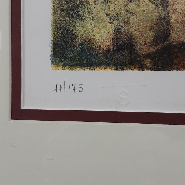 Remo Squillantini, Abstract Musician Figures, 1980s, Lithograph, Framed For Sale - Image 6 of 11