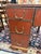 Mid-Century Western Campaign Leather-Clad Horseshoe Desk For Sale In Atlanta - Image 6 of 9
