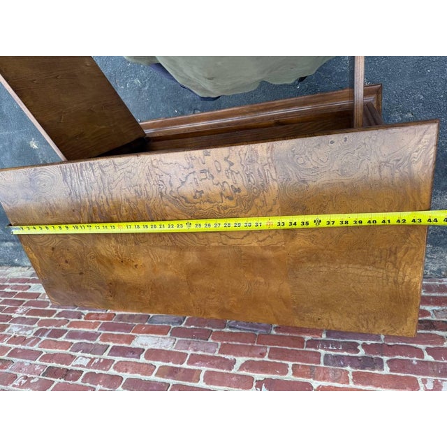 Mid 20th Century Henredon Furniture Burlwood Buffet Server For Sale - Image 14 of 16